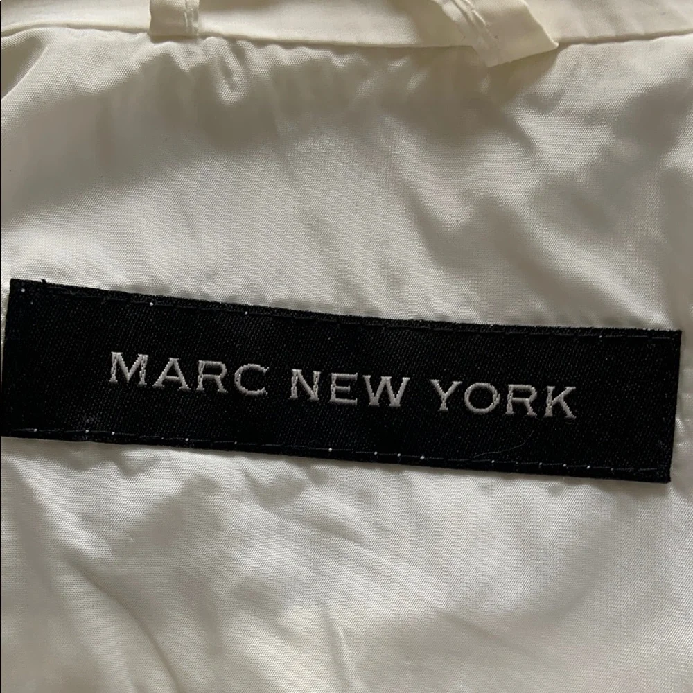 NWT Marc New York White Water Resistant Cinch Waist Utility Jacket L
